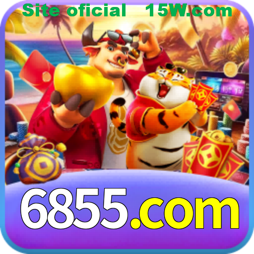 Imagem promocional da 6855.com mostrando a plataforma e suas vantagens